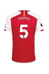 Fotbalové Dres Arsenal Thomas Partey #5 Domácí Oblečení 2023-24 Krátký Rukáv